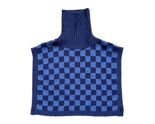 Bib, Checker, Marine/Blue