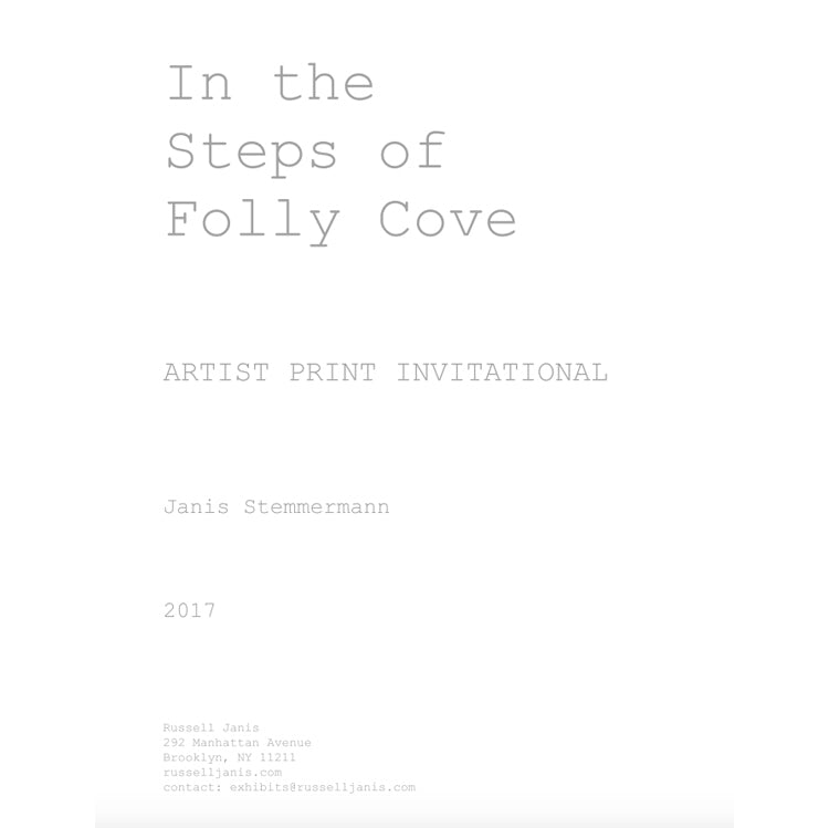 In the Steps of Folly Cove/ Artist Print Invitational Catalog